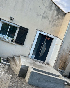 Photo de galerie - Mise en place d’une jardinière en béton armé