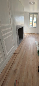 Photo de galerie - Pose de parquet flottant