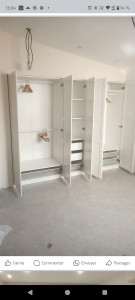 Photo de galerie - Pose de placards, dressing...
