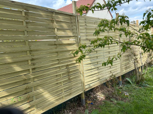 Photo de galerie - Pose de clôture 