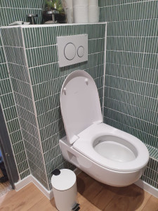 Photo de galerie - Carrelage plus plomberie et installation des sanitaires 