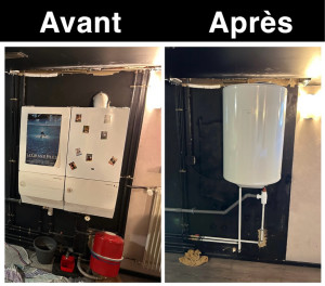 Photo de galerie - Bonjour voici un chantier que j’ai réalisé pour la dépose d’une chaudière avec 8 radiateurs sur le réseau pour installer ce beau chauffe eau de la marque DE DIETRICH. N’hésitez pas à me contacter en cas de besoin !