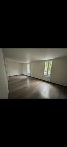 Photo de galerie - Pose de parquet et pose de toile de verre et peinture 