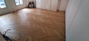 Photo de galerie - Pose de parquet - Revêtement de sol