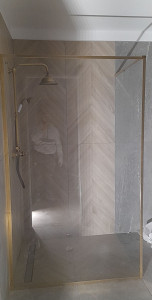 Photo de galerie - Création  douche à l'italienne 