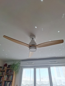 Photo de galerie - Pose ventilation plafond. 