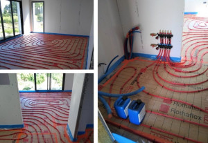 Photo de galerie - Plancher chauffant 