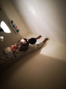 Photo de galerie - Peintre un mur a la demande d'un client 