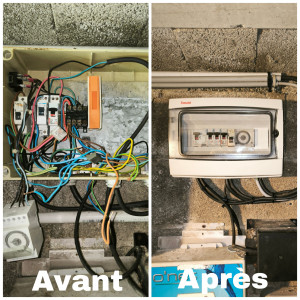 Photo de galerie - Remise aux normes d'un tableau dans un local piscine 