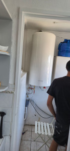 Photo de galerie - Pose chauffe eau électrique

