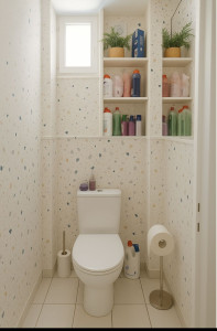 Photo de galerie - WC après revêtement Cover Styl 