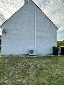 Photo de galerie - Pose pompe à chaleur air air pavillon