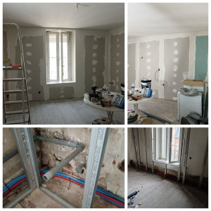 Photo de galerie - Plâtrerie - Murs - Plafonds