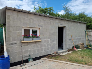 Photo de galerie - Création d’un garage extérieur