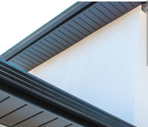 Photo de galerie - Sous-face et gouttière alu