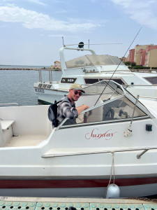 Photo de galerie - Remplacement de: distribution, anodes, bougies,filtres, vidanges, pompe à eau, thermostat, sur ce bateau avec moteur Yamaha 4T 50cv