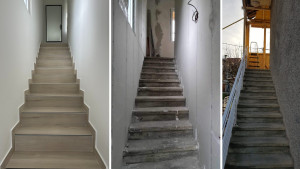 Photo de galerie - Rénovation escalier + isolation 