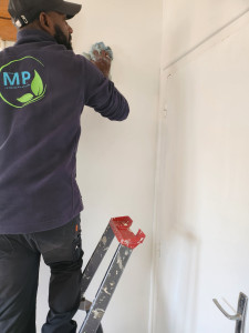 Photo de galerie - Lessivage des murs complets, dans un appartement de 150m²