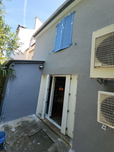 Photo de galerie - Enduit taloché gris