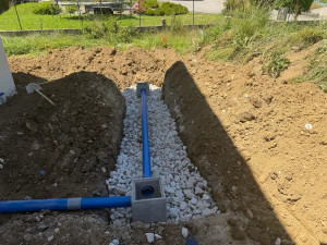 Photo de galerie - Réalisation d’une tranchée filtrante