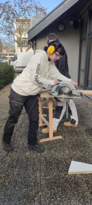 Photo de galerie - Revêtements bar pour une école de restauration