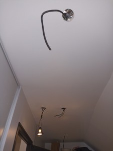 Photo réalisation - Installation électrique - Nsadi Goretti N. - Fleury-les-Aubrais (Clos De La Grande Salle) : Créations de spots lumineux.