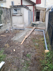 Photo de galerie - Terrasse en bétons armées/AVANT 