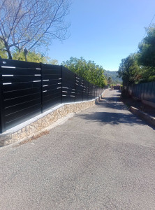 Photo de galerie - Clôture alu