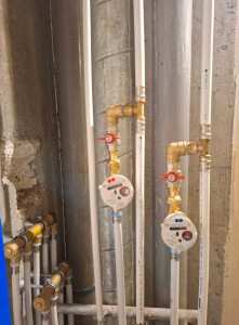 Photo de galerie - Installation nourris au chaud et eau froide 