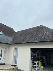 Photo de galerie - Nettoyage de la toiture 