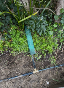 Photo de galerie - Raccordement en eau potable sur du PEHD avec ajout de robinet (réseau enterré)
