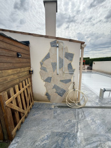 Photo de galerie - Mosaïque et sol carrelage 