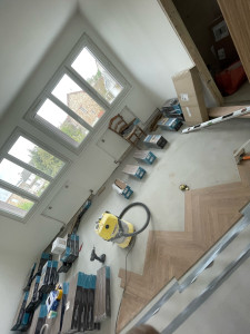 Photo de galerie - Pose de parquet - Revêtement de sol