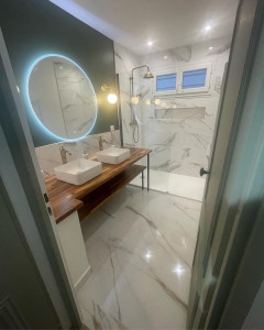 Photo de galerie - Rénovation complète d’une salle de bain 