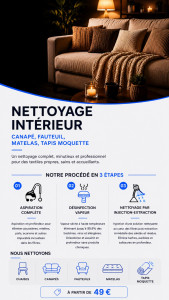 Photo de galerie - Nettoyage textile d’intérieur 