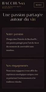 Photo de galerie - Création site internet
