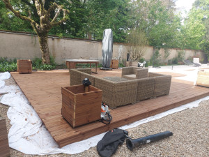 Photo de galerie - Terrasse bois 50m2 .