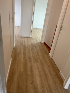 Photo de galerie - Pose parquet sans barre de seuil 