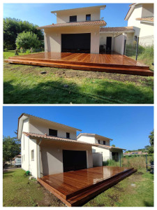 Photo de galerie - Réalisation d'une terrasse en bois