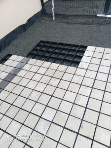 Photo de galerie - Pose pavage drainant 