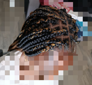 Photo de galerie - Bonjour je vous propose de vous coiffer selon vos modèles avec ou sans mèches 
Adulte et enfant 
Braide 
knotless
Fausse locks 
Vanille tresse 

Sur tout type de cheveux.
