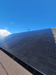 Photo de galerie - Installation photovoltaïque de 24 panneaux