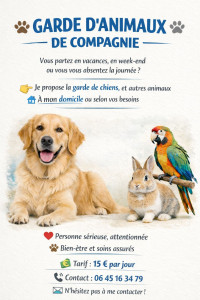 Photo de galerie - N'hésitez pas à me contacter 