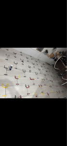 Photo de galerie - Pause de carrelage en remplacement d’un parquet 