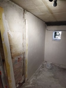 Photo de galerie - Une cave avec le enduit chaud 