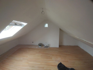 Photo de galerie - Création pièce sous comblé 
planché, isolation,placo 