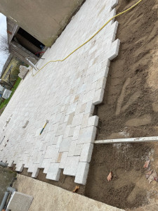 Photo de galerie - Pose de pavé 