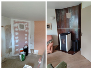 Photo de galerie - Carrelage poele