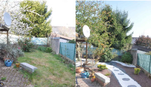 Photo de galerie - Bonjour voici un avant après d’un éventuelle jardin propres soigner