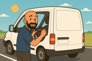 Photo de galerie - Bonjour ! Je dispose d’un fourgon et suis disponible pour toute sorte de transport ( motos , meubles ou autres ) . Je ne peux porter aucune charge.